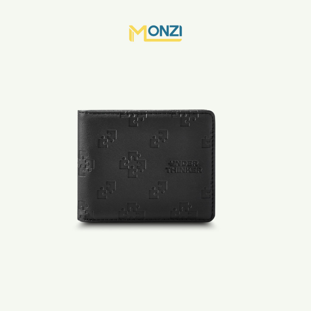 Ví Da PU Nam Nữ Monogram Signature Bóp Đựng Tiền Thẻ Nhiều Ngăn Chính Hãng | MONZI