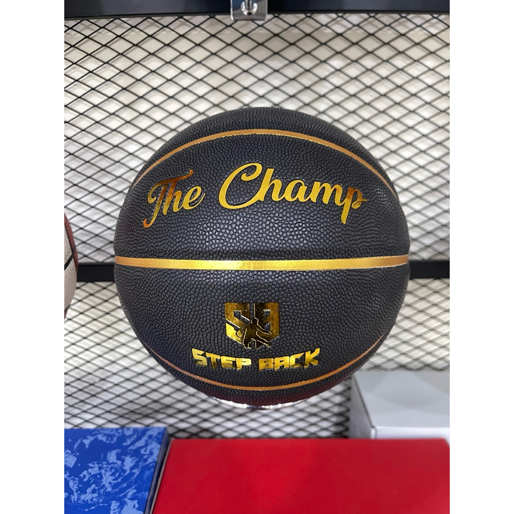 Quả Bóng Rổ Stepback The Champ – Bóng rổ chuẩn thi đấu Số 7 - Quả bóng rổ màu đen