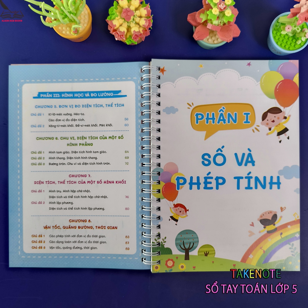 Sách - Take Note Toán Lớp 5 – Sổ Tay Thực Hành Bám Sát Chương Trình Môn Toán Tiểu Học