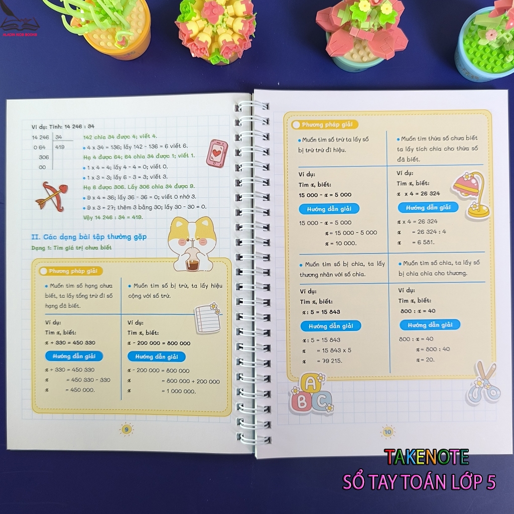 Sách - Take Note Toán Lớp 5 – Sổ Tay Thực Hành Bám Sát Chương Trình Môn Toán Tiểu Học