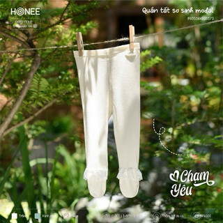 Quần tất sơ sinh thông hơi mỏng modal