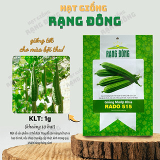 Hạt giống Mướp Khía Rado 515 gói 1g - chuẩn giống, bao nảy mầm, giống năng suất cao
