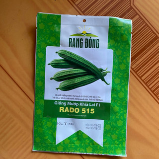 Hạt giống Mướp Khía Rado 515 gói 1g - chuẩn giống, bao nảy mầm, giống năng suất cao