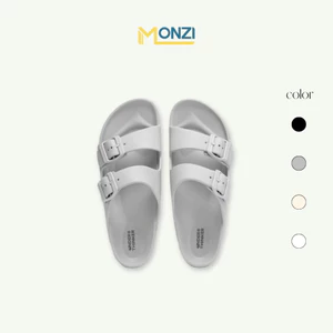 Dép Nhựa EVA URBAN Quai Ngang Unisex Nam Nữ Đúc Chống Trượt Có Khoá Cài | MONZI