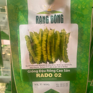 Hạt giống Đậu Rồng Rado 02 (Đậu Khế) gói 10g - chuẩn giống, bao nảy mầm, giống năng suất cao, giàu dinh dưỡng