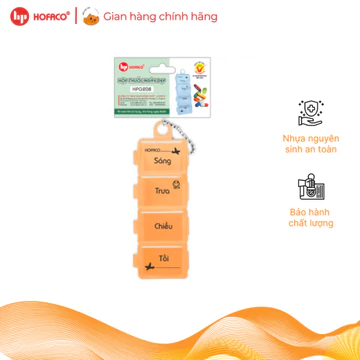 Hộp đựng thuốc phân chia ngăn thuốc theo ngày - Hộp dẹp HPG208 - tiện lợi Hofaco