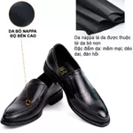 Giày nam công sở da bò nappa cao cấp, giày lười G114- Bụi leather- hộp sang trọng -Bảo hành 12 tháng — ảnh 4