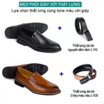 Giày nam công sở da bò nappa cao cấp, giày lười G114- Bụi leather- hộp sang trọng -Bảo hành 12 tháng — ảnh 6
