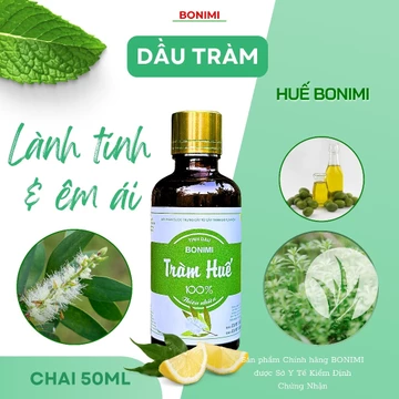 Dầu Tràm. Tràm Huế Cho Bé. Dầu Tràm Cho Mẹ Và Bé. Tinh Dầu Tràm Huế TQBonimi 50ml