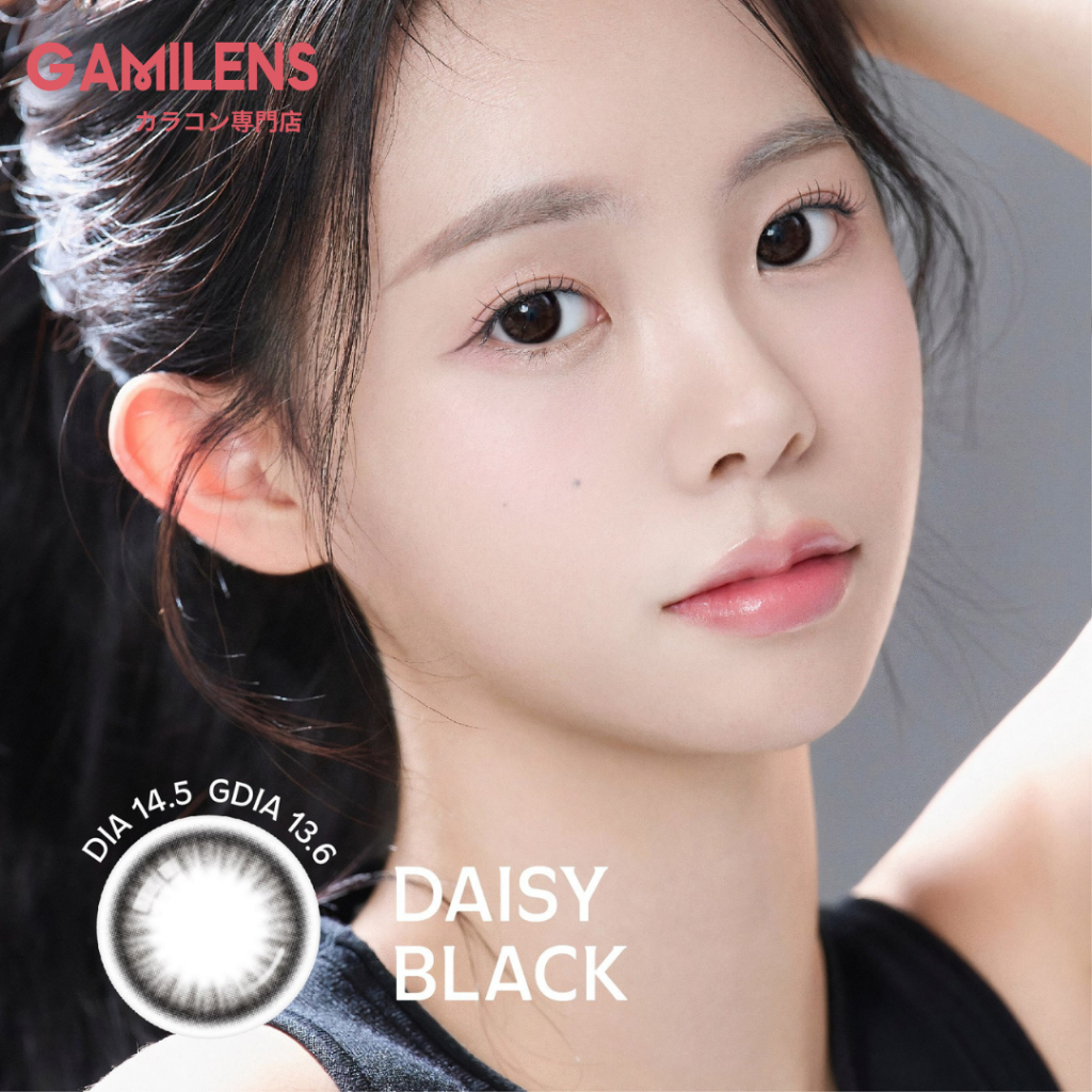 Lens cận 6 tháng DAISY BLACK nội địa Hàn zlens Gamilens  - Zlens