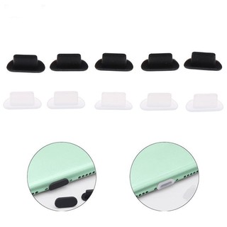 Set 5 nút cắm silicon chống bụi cổng sạc laining
