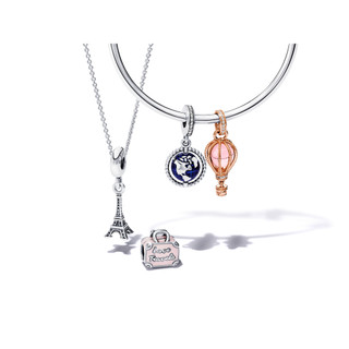 Charm Pandora Moments Vali Du Lịch Hồng