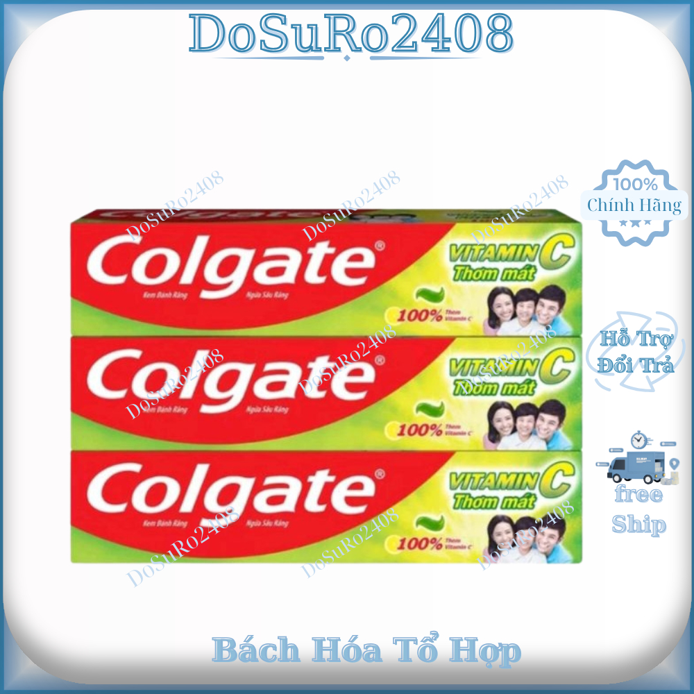 Kem đánh răng Colgate Vitamin C thơm mát 90g - 170g/ tuýp