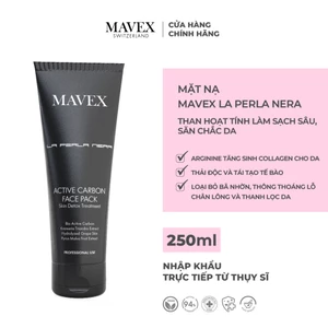 Mặt nạ Mavex La Perla Nera than hoạt tính làm sạch sâu, săn chắc da 250ML