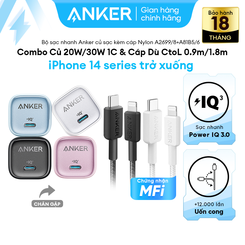 Combo sạc ANKER Zolo