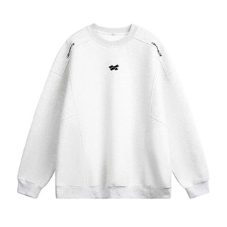 Áo Sweater Unisex Thêu Vai Ngực Chất Vải Nỉ 2 Da Cao Cấp GUDOMAN S10 Áo Tay Dài Thu Đông 2025