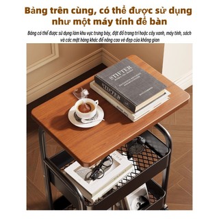 Xe Đẩy Spa JL Để Đồ Đa Năng Kệ Tiện Lợi Kệ để đồ đa năng [ Full thép cacbon ] Kệ 3 tầng có bánh xe