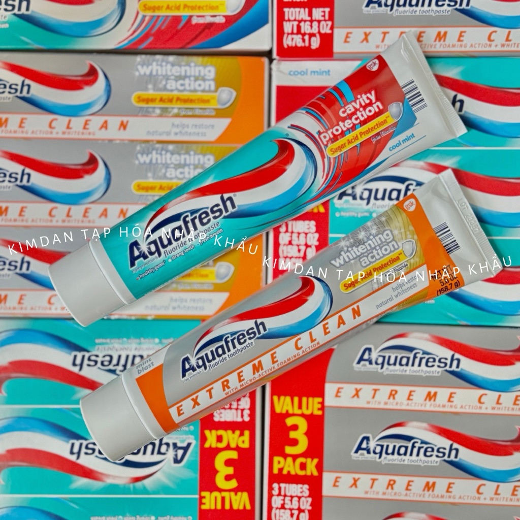 KEM ĐÁNH RĂNG AQUAFRESH EXTREME CLEAN WHITENING ACTION 158.7G | Shopee ...