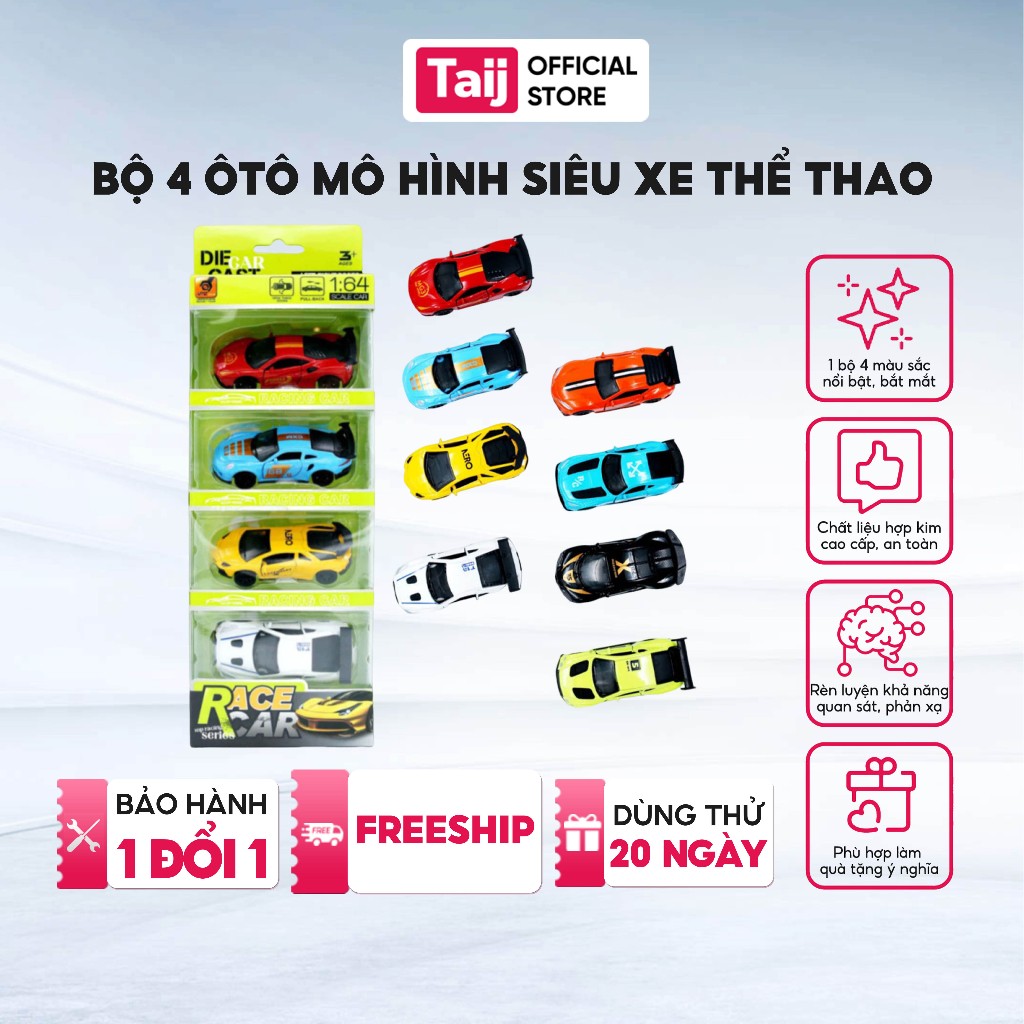 Mô Hình Ô Tô Kim Loại, Ô Tô Mô Hình, Bộ Đồ Chơi Ôtô, Bộ Sưu Tầm Siêu Xe Thể Thao Die Cart
