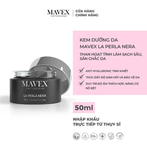 Kem dưỡng da Mavex La Perla Nera than hoạt tính làm sạch sâu, săn chắc da 50ML