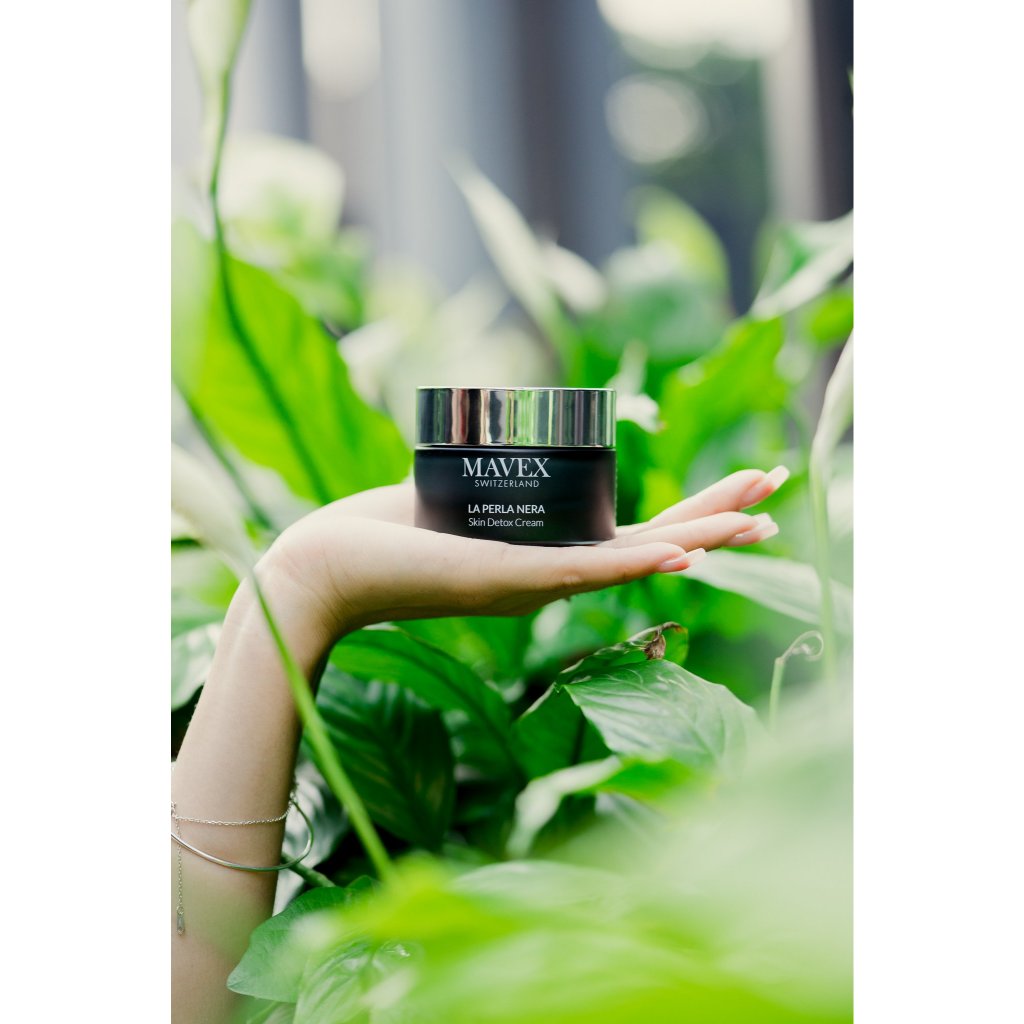 Kem dưỡng da Mavex La Perla Nera than hoạt tính làm sạch sâu, săn chắc da 50ML