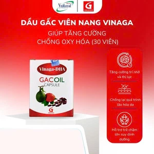 Dầu Gấc Viên Nang VINAGA GACOIL CAPSULE 30 Viên