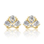 SOOBIN'S QUEEN - Bông Tai Vàng Tây 10k Gắn Đá CZ BTPTB408 Huy Thanh Jewelry — ảnh 3