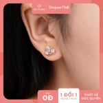 SOOBIN'S QUEEN - Bông Tai Vàng Tây 10k Gắn Đá CZ BTPTB408 Huy Thanh Jewelry — ảnh 1