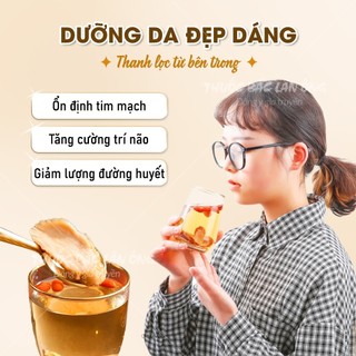 Hồng sâm Hàn Quốc 100g, nhân sâm thái lát mỏng, thơm, không tẩm đường, nguyên vị, dùng pha trà, hầm canh