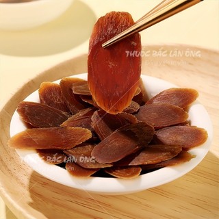 Hồng sâm Hàn Quốc 100g, nhân sâm thái lát mỏng, thơm, không tẩm đường, nguyên vị, dùng pha trà, hầm canh
