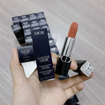 [CHÍNH HÃNG 100%] SON ROUGE D NẮP HÍT #217 HỒNG CAM ĐẤT