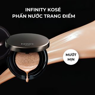 Phấn Nước Trang Điểm Che Phủ Khuyết Điểm, Dưỡng Ẩm, Căng Bóng Tự Nhiên Infinity KOSÉ Nhật Bản 12g