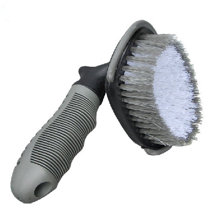 Cọ rửa xe hơi tay cầm thẳng (lông xám)