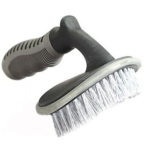 Cọ rửa xe hơi tay cầm thẳng (lông xám)