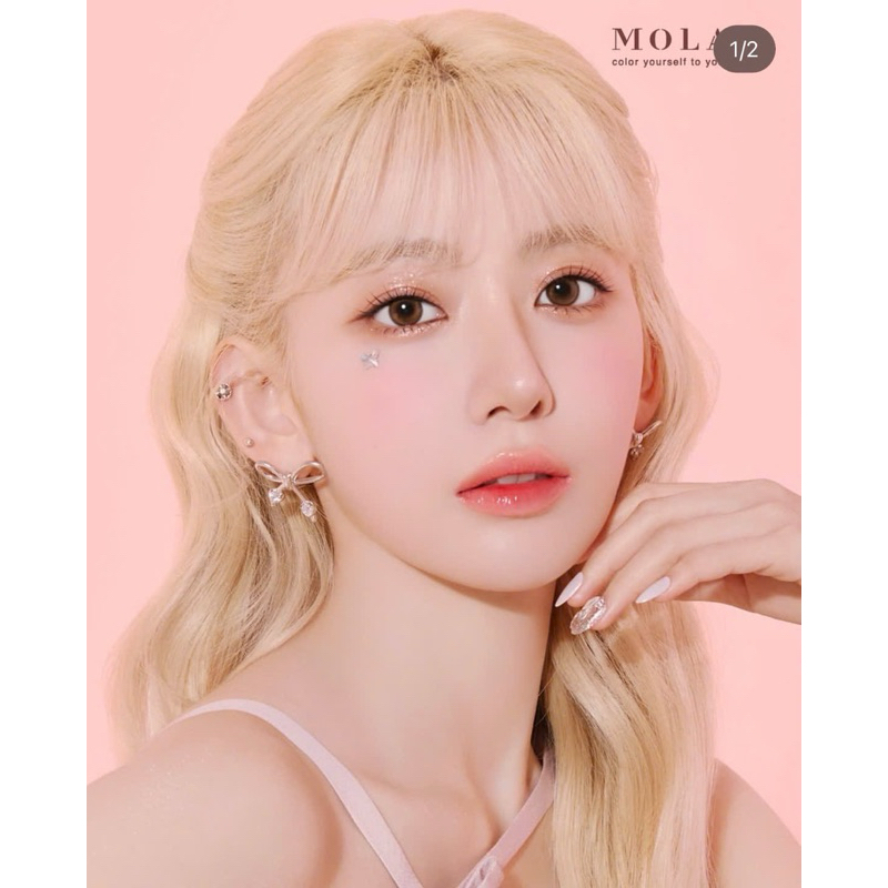🌸 Lens 1 ngày 24h sử dụng Twinkle Brown 14.5MM Nhật Bản - Gamilens 🌸