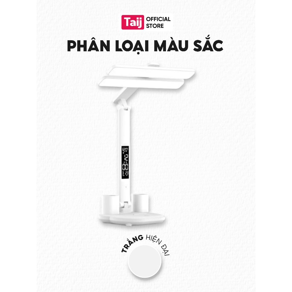 Đèn Học Để Bàn, Đèn Học Chống Cận Cho Bé Có Tích Điện, Có Đèn LED 3 Chế Độ Sáng, 2 Bóng Chéo