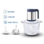 Máy xay thịt đa năng Venko VK-MG204, thủy tinh, dung tích 2L, 400W, 4 lưỡi dao, máy xay thực phẩm, rau củ, cá, tỏi ớt
