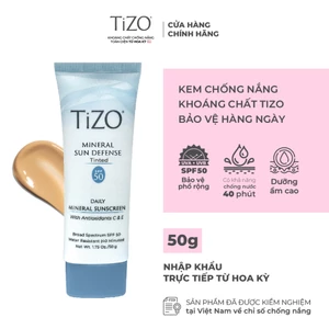 Kem chống nắng khoáng chất TiZO bảo vệ da hàng ngày SPF50 50g Tone tự nhiên