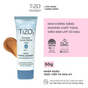 Kem chống nắng khoáng chất TiZO3 kiêm kem lót có màu (tone Beige)SPF40 PA+++ 50g