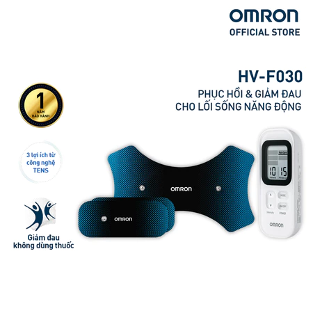 Máy Xung Điện Trị Liệu Phục Hồi Sau Luyện Tập Thể Thao OMRON HV-F030