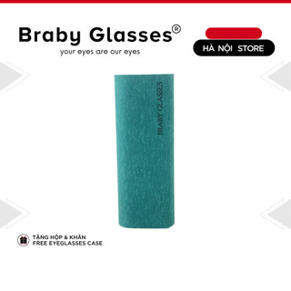 Hộp kính da Braby lót nhung mềm mịn cao cấp chống va đập, nứt vỡ