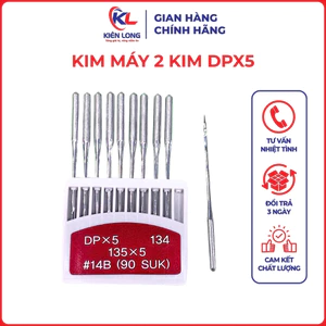 Kim Máy 2 Kim DPx5 Hàn Quốc – Linh Kiện Máy May Cao Cấp, Vỉ 10 Cái