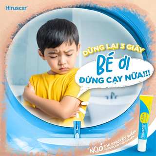 Gel cải thiện sẹo và vết thâm ngứa trẻ em Hiruscar Kids 10g