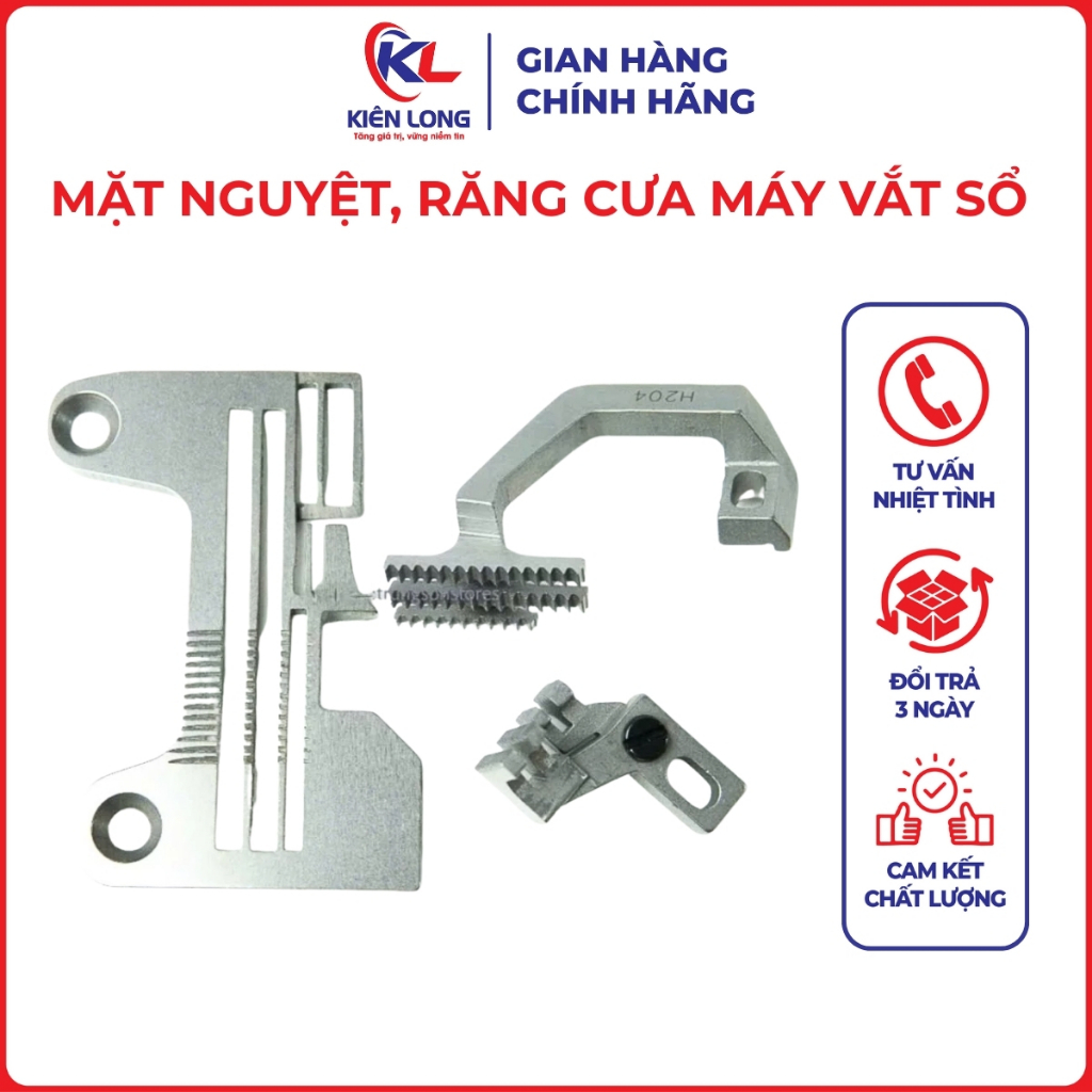 Mặt Nguyệt & Răng Cưa Máy Vắt Sổ 4 Chỉ Công Nghiệp – Jack, Siruba Đời K/F HÀNG ĐẸP