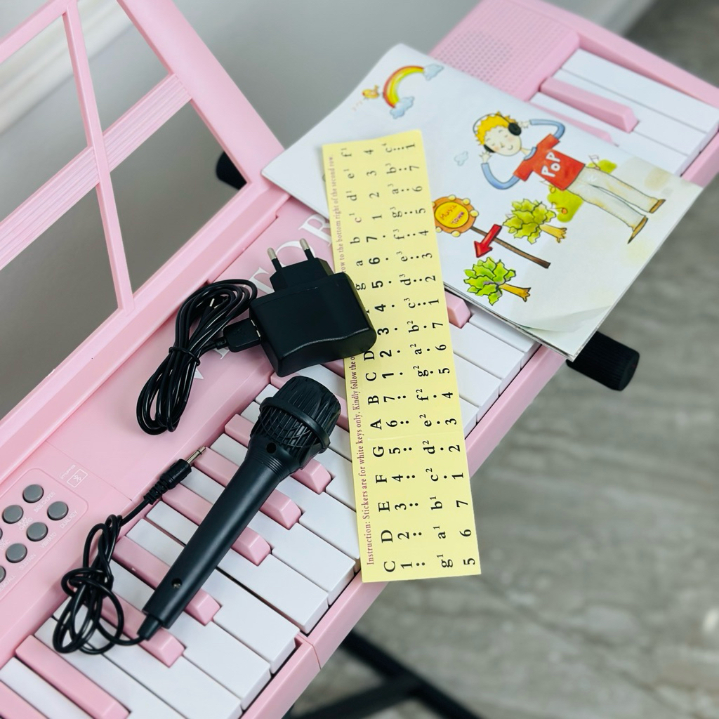 Đàn Piano Điện VicTor Gấp Gọn 61 phím, Phím lực -Tặng Khoá Học Online