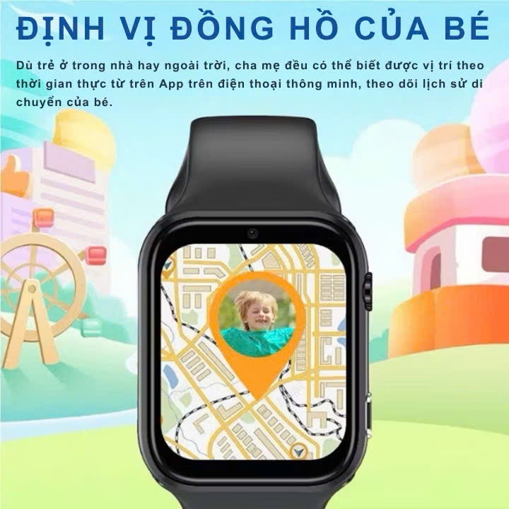 ( CALL VIDEO ) Đồng Hồ Thông Minh Trẻ Em P60 - D15 -H06 -C90 - Lắp Sim Nghe Gọi - Định Vị - Chống Nước X7 Có Tiếng Việt