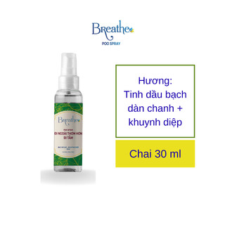 (Mua nhiều giá rẻ ) Xịt thơm ngăn mùi toilet Breathe - giúp đi ngoài thơm hơn đi tắm