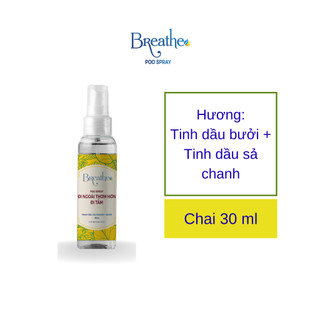 (Mua nhiều giá rẻ ) Xịt thơm ngăn mùi toilet Breathe - giúp đi ngoài thơm hơn đi tắm