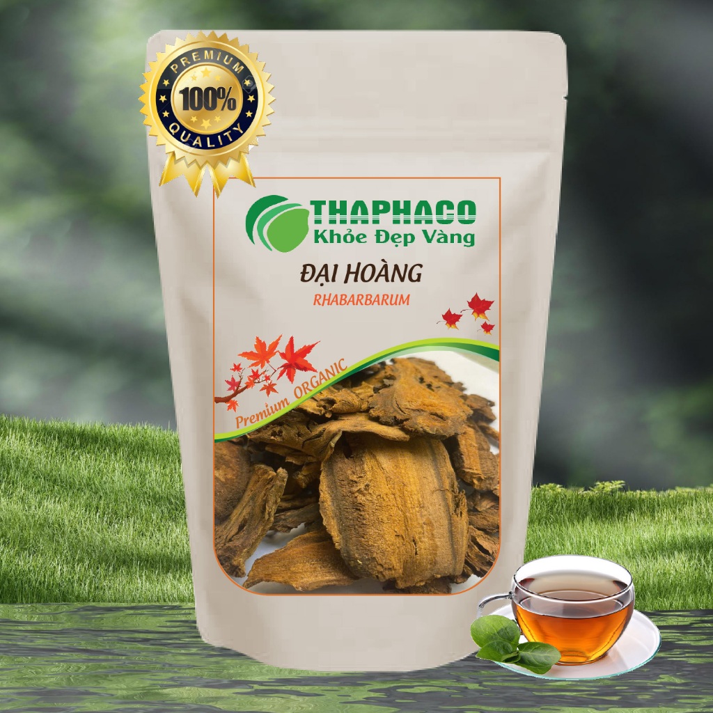 Đại Hoàng Chất Lượng Cao Sấy Khô - Hàng Loại 1 -  100gram - THAPHACO
