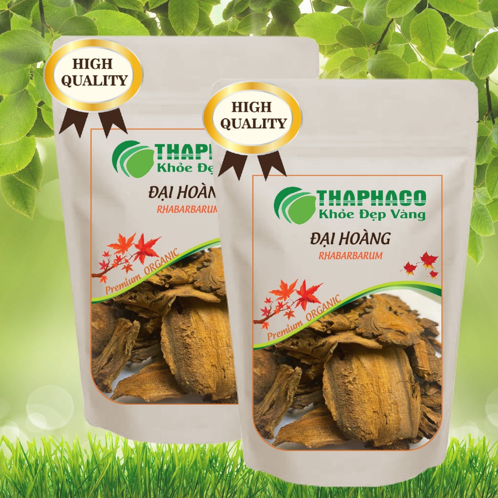 Đại Hoàng Chất Lượng Cao Sấy Khô - Hàng Loại 1 -  100gram - THAPHACO